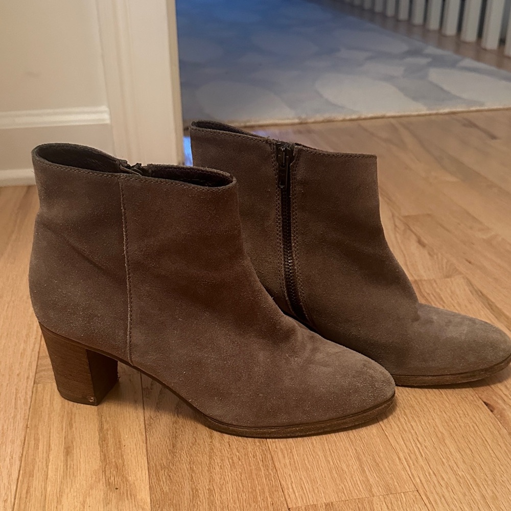 JCrew Suede Ankle Boots